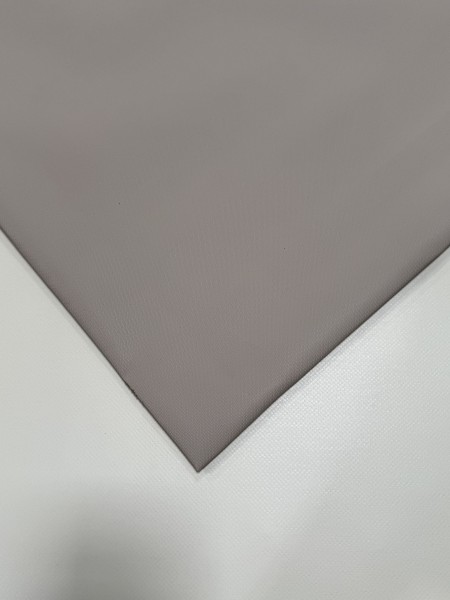 PVC matt mit Canvas-Maserung mit Saum und ohne Ösen, Hummes Sand