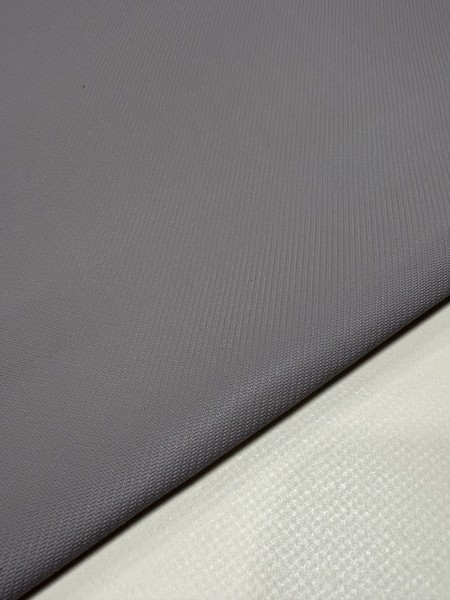 PVC Rollenware matt mit Canvas-Maserung 2,50m breit, Smokey Grey