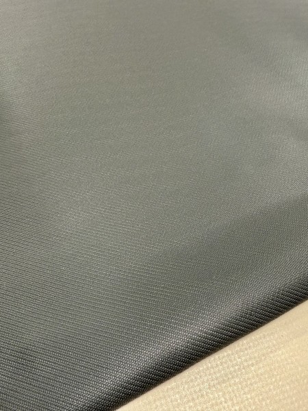 PVC matt mit Canvas-Maserung ohne Saum und ohne Ösen, Cool Anthracite