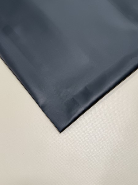 PVC matt mit Saum und ohne Ösen, anthrazit