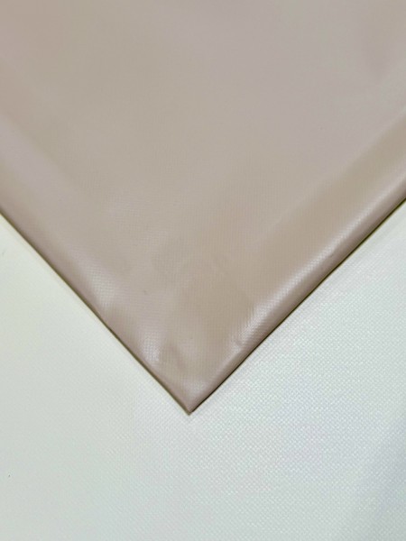 PVC matt mit Saum und ohne Ösen, sand