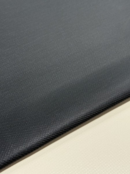 PVC Rollenware matt mit Canvas-Maserung 2,50m breit, Midnight Black