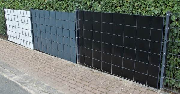 Sichtschutzstreifen PVC GLÄNZEND individuell