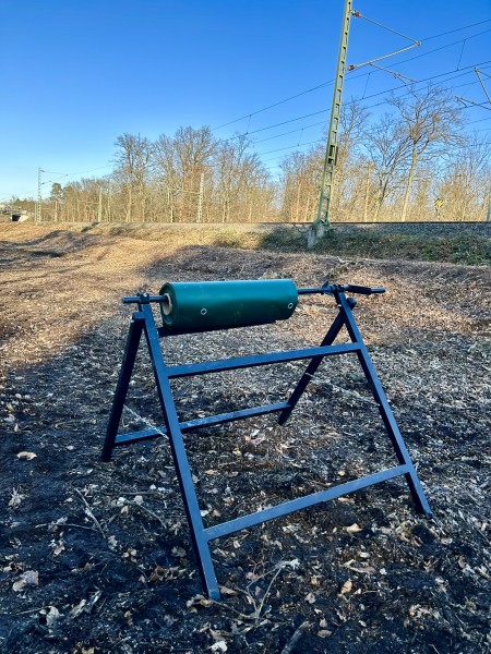 Auf- & Abrollbock GTH-A für Reptilien- & Amphibienschutzzäune