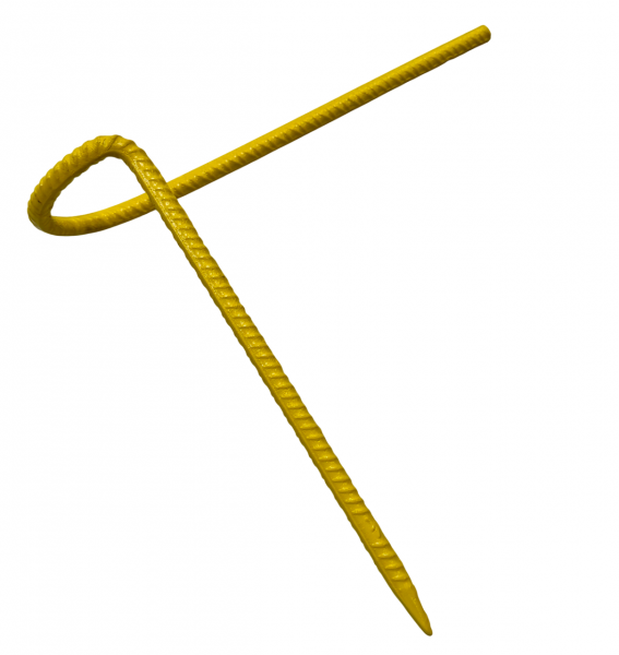 Amphibienschutzzaun-Niederhalter