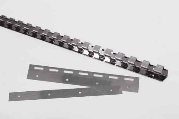 PVC Lamellenvorhang transparent im Set